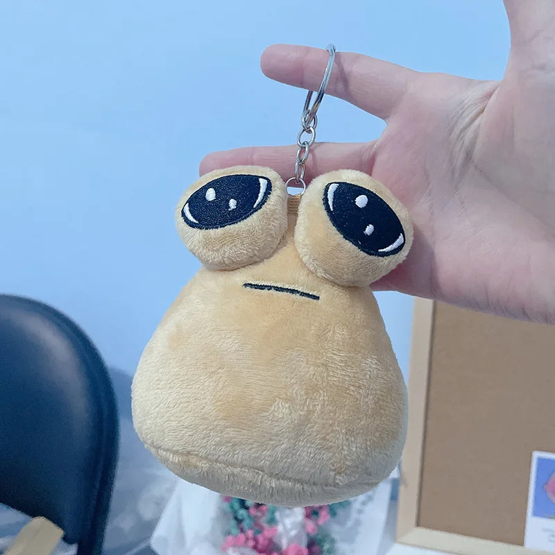 Pou Plushie Keychain